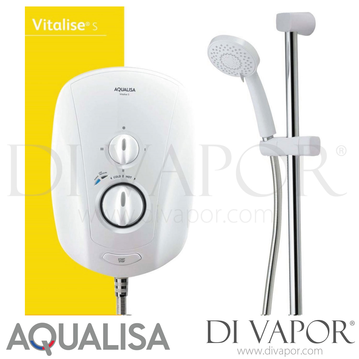 Aqualisa Vitalise S Electric Shower Spare Parts AQ DV 158